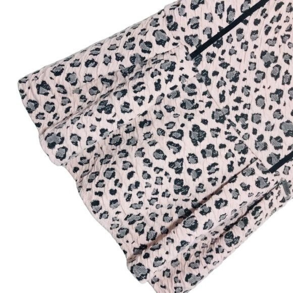 GUESS Leopard Print Sweetheart Bustier Peplum Top Size Small - Picture 7 of 9